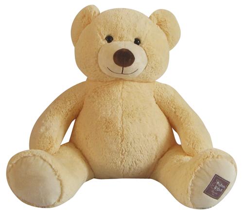 Histoire d Ours Peluche Bel Ours Ivoire 130 cm Ours en peluche Achat prix fnac